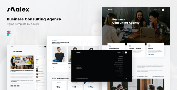 Malex – Business Consulting Agency Figma Template