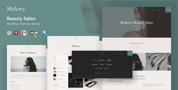 Mykery – Beauty Salon WordPress Theme